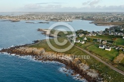 Landunvez, Bretagne FinistÃ¨re vue du ciel