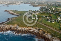 Landunvez, Bretagne FinistÃ¨re vue du ciel