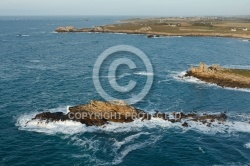 Landunvez, Pointe de Beg an Tour vue du ciel