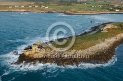 Landunvez, Pointe de Beg an Tour vue du ciel