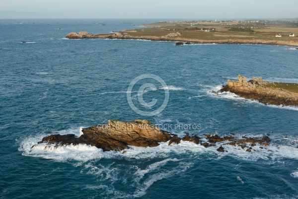 Landunvez, Pointe de Beg an Tour vue du ciel