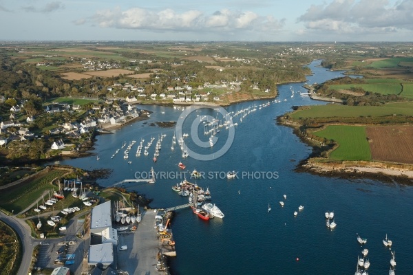 Lanildut, Finistère vue du ciel