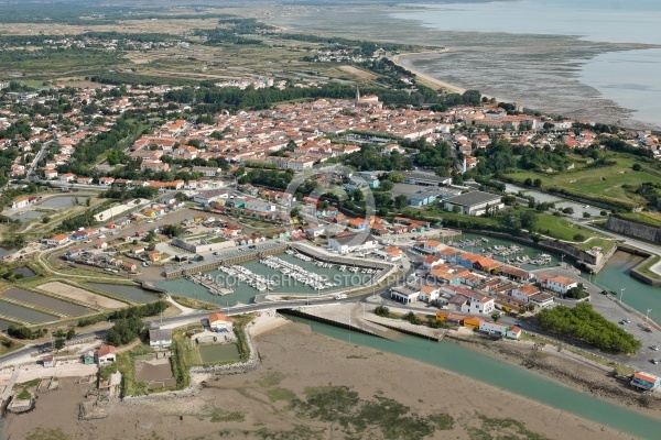 Le Château-d Oléron vue du ciel