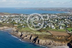 Le conquet , Bretagne Finistère vue du ciel