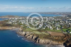 Le conquet , Bretagne Finistère vue du ciel