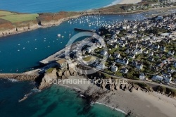 Le conquet , Bretagne Finistère vue du ciel