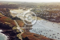 Le conquet , Bretagne Finistère vue du ciel