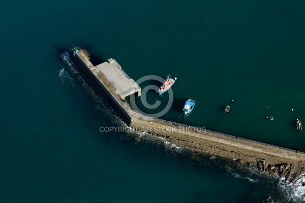 Le conquet Pointe Ste-Barbe vue du ciel