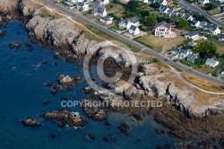 Le Croisic côte sauvage vue du ciel