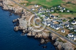 Le Croisic côte sauvage vue du ciel