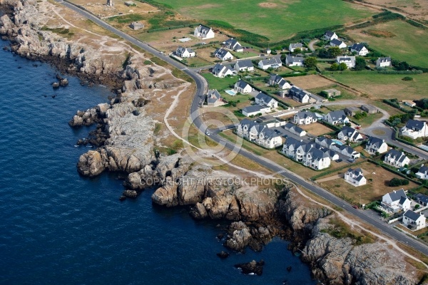 Le Croisic côte sauvage vue du ciel