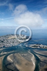 Le croisic le grand traict vue du ciel