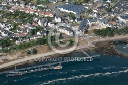 Le Croisic plage du Tréhic vue du ciel