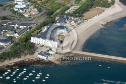 Le Croisic plage du Tréhic vue du ciel