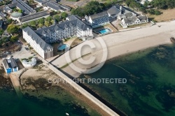 Le Croisic plage du Tréhic vue du ciel