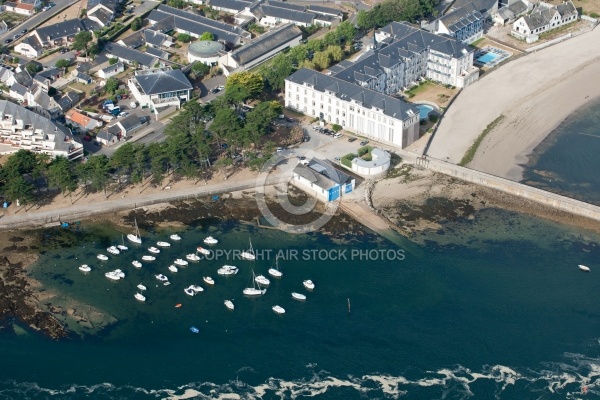 Le Croisic plage du Tréhic vue du ciel