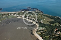 île d Aix l Anse du Saillant vue du ciel