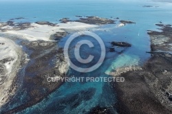 île de Batz , ,le Finistere vue du ciel