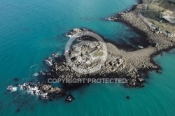 Île de Siec, ,le Finistere vue du ciel