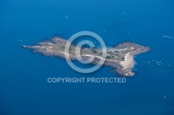 île Dumet vue du ciel