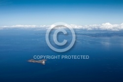 île Dumet vue du ciel