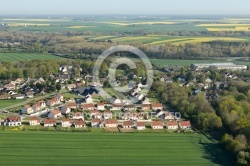 Le Gué-de-Longroi vue du ciel