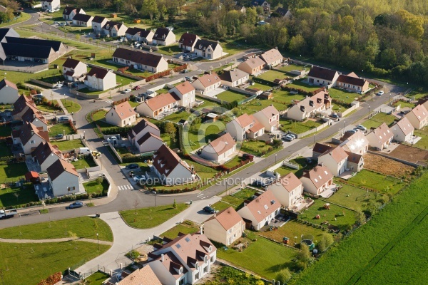 Le Gué-de-Longroi vue du ciel