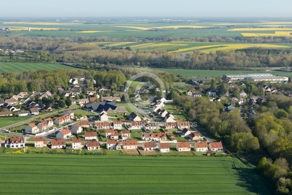 Le Gué-de-Longroi vue du ciel