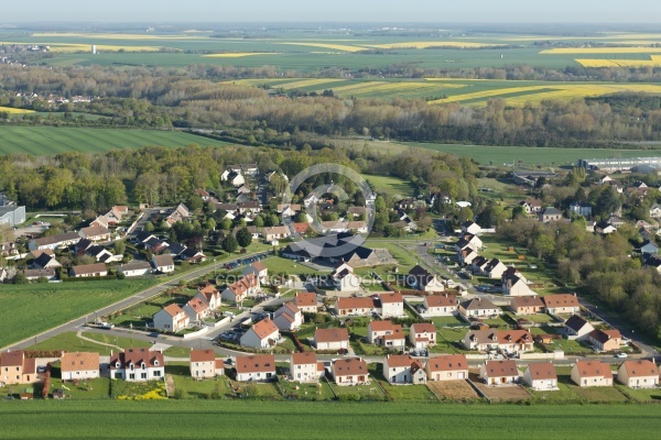 Le Gué-de-Longroi vue du ciel