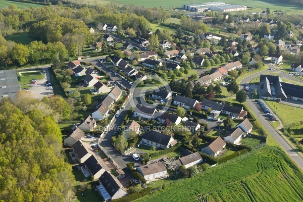 Le Gué-de-Longroi vue du ciel