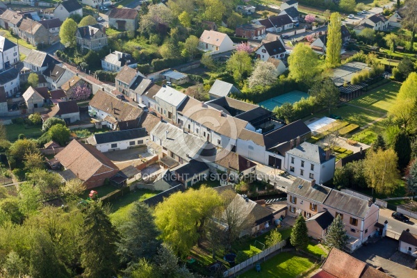 Le Gué-de-Longroi vue du ciel