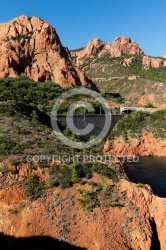 Le Massif de l Esterel en Méditérannée