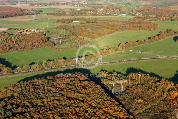 Le Val saint Germain vue du ciel