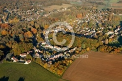 Le Val-Saint-Germain village vue du ciel