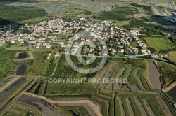 Les Allards, route des Huitres à Dolus-d Oléron vue du ciel