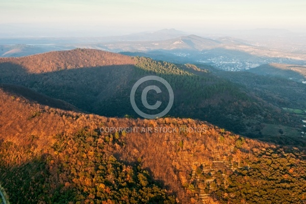 Les cévennes vue du ciel