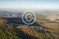 Les cévèennes vue du ciel