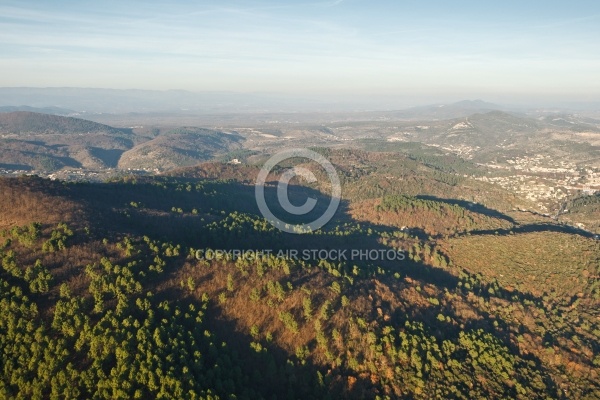 Les cévèennes vue du ciel