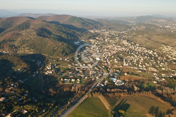 Les cévèennes vue du ciel