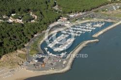 Les Mathes Anse de la Palmyre vue du ciel