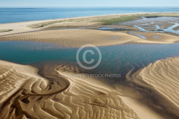 Les Mathes Anse de la Palmyre vue du ciel