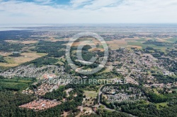 Les Mathes vue du ciel