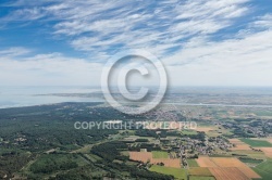 Les Mathes vue du ciel