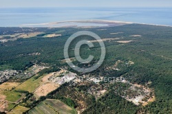 Les Mathes vue du ciel