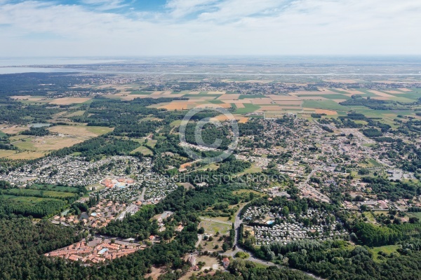 Les Mathes vue du ciel