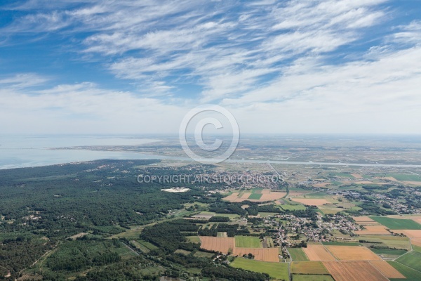 Les Mathes vue du ciel