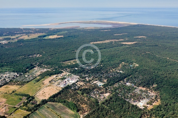 Les Mathes vue du ciel