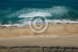 Les plages d atlantique vue du ciel