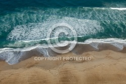 Les plages d atlantique vue du ciel