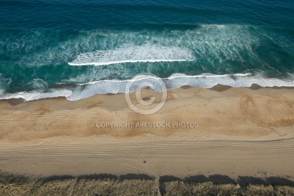 Les plages d atlantique vue du ciel